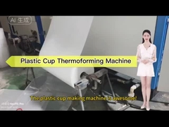อัตโนมัติอย่างสมบูรณ์แบบ พลาสติก ชามชา เครื่อง Thermoforming