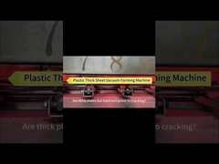 เครื่องขึ้นรูปสูญญากาศแผ่นพลาสติกหนาแบบอัตโนมัติเต็มรูปแบบ