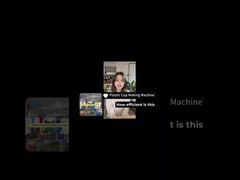 เครื่องผลิตถ้วยพลาสติกอัตโนมัติเต็มรูปแบบ กำลังผลิตสูง