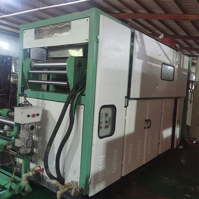 เครื่อง PLC พลาสติก Thermoforming กับ 750 * 500mm พื้นที่การสร้าง