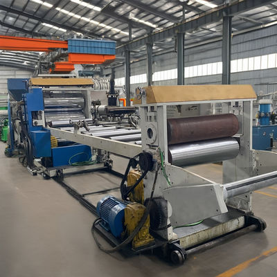 ระบบทําความร้อนไฟฟ้า พลาสติก extruder สกรูเดียวที่มี PLC และหัว extrusion ที่กําหนดเอง
