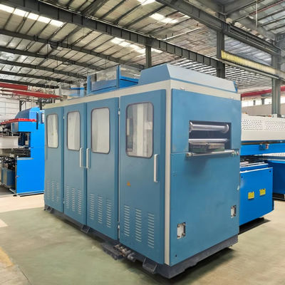 เครื่องทําถ้วยพลาสติกประสิทธิภาพสูง มีระบบทําความร้อน 7.5KW และควบคุม PLC