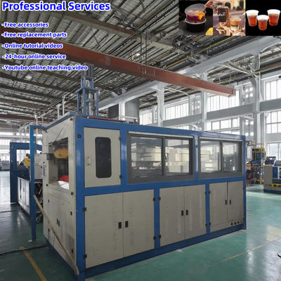 ระบบควบคุม PLC ใช้เครื่องทําถ้วยพลาสติกเพื่อประสิทธิภาพการผลิตสูงและอัตโนมัติ