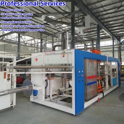 เครื่องทํากล่องอาหารกลางวันจากพลาสติกที่สามารถบีโอเดรเกรดได้ในอุตสาหกรรมที่ใช้