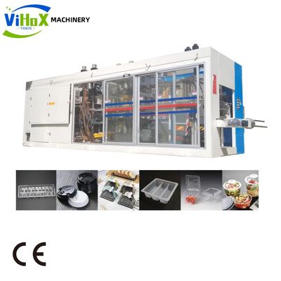 อัตโนมัติกล่องอาหารกลางวัน disposable เครื่อง thermoforming