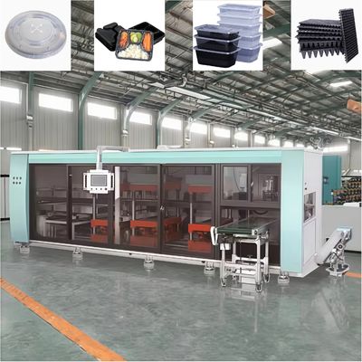 อัตโนมัติอย่างสมบูรณ์แบบพลาสติกเครื่องบรรจุอาหาร thermoforming